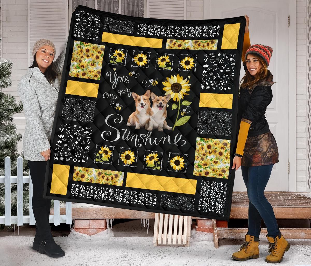 Corgi Quilt Blanket Dhc09121406Dd