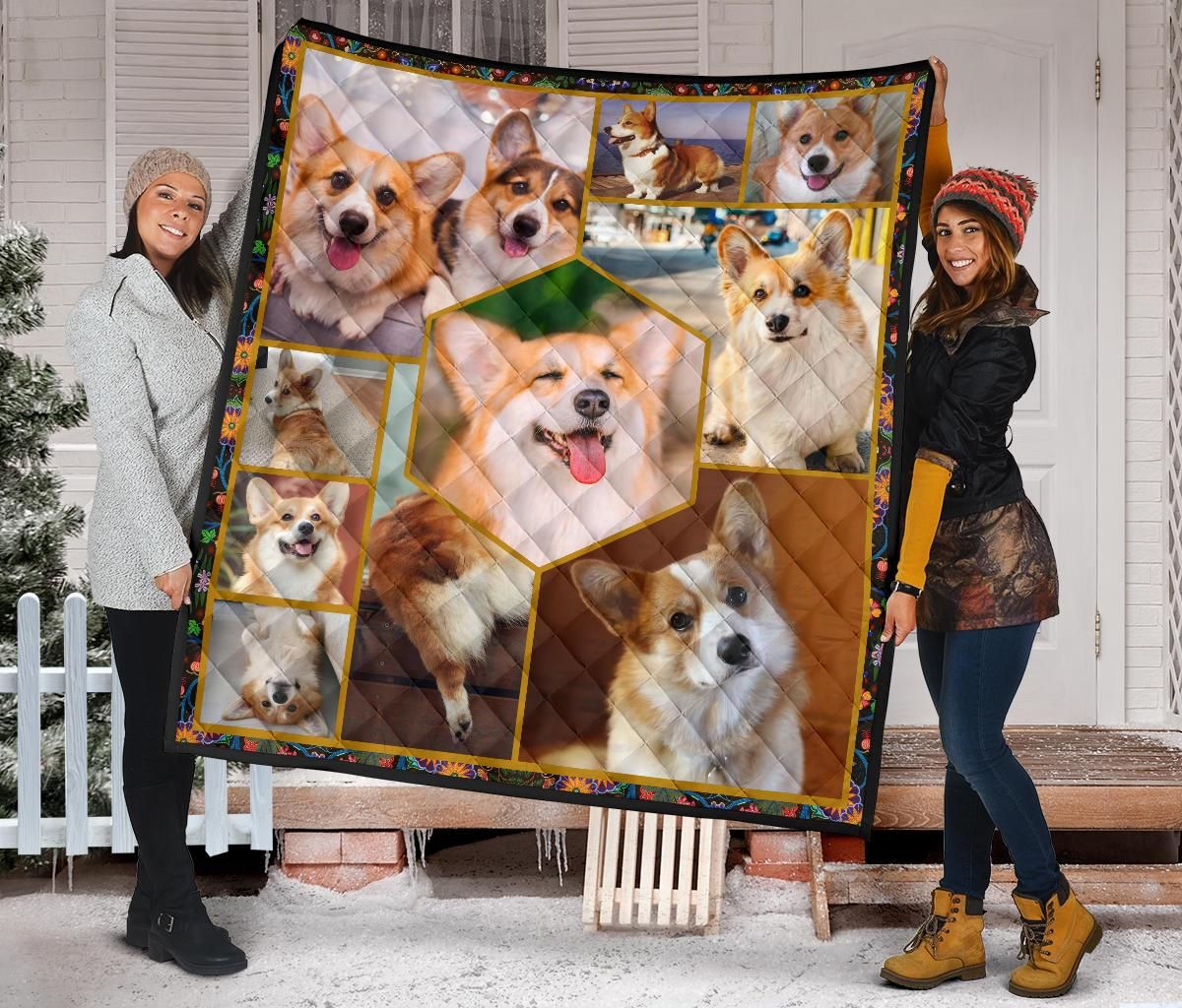 Corgi Quilt Blanket Dhc09121411Dd