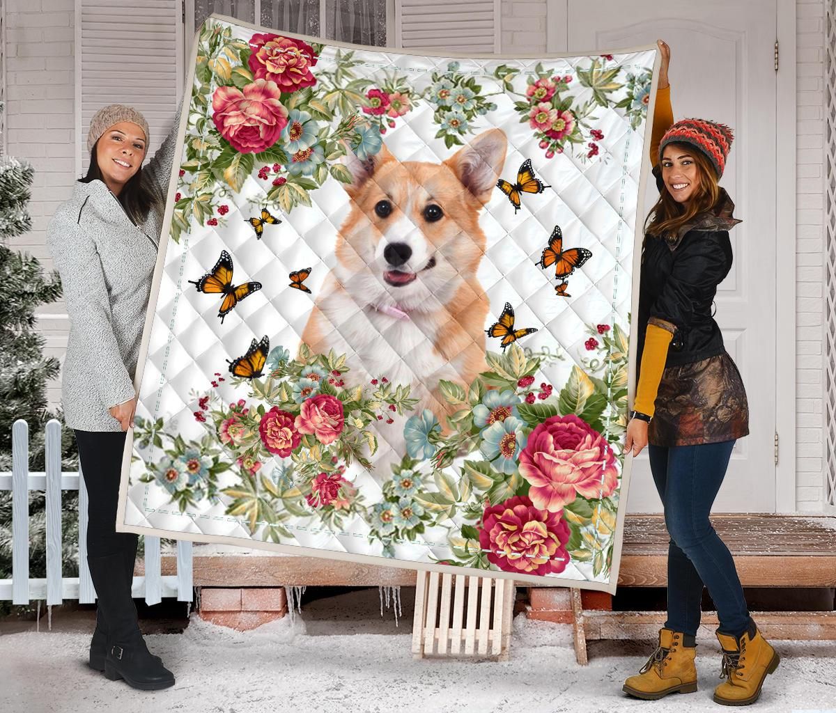 Corgi Quilt Blanket Dhc09121498Dd