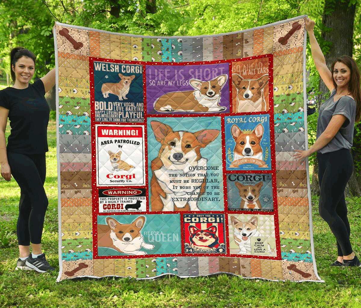 Corgi Quilt Blanket DHC1301490VT