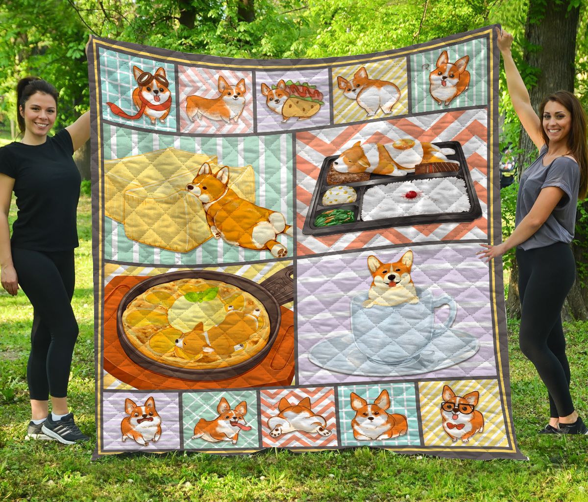 Corgi Quilt Blanket DHC1301505VT