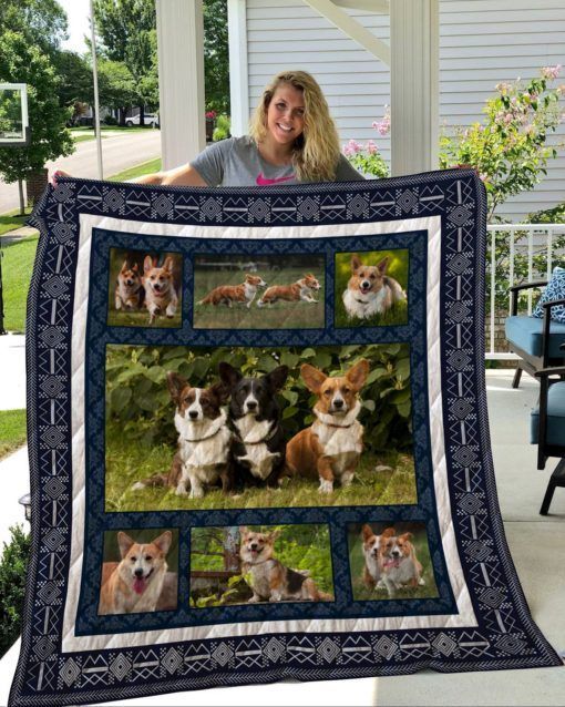 Corgi Quilt Blanket DHC2911429VT