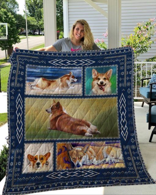 Corgi Quilt Blanket DHC2911434VT