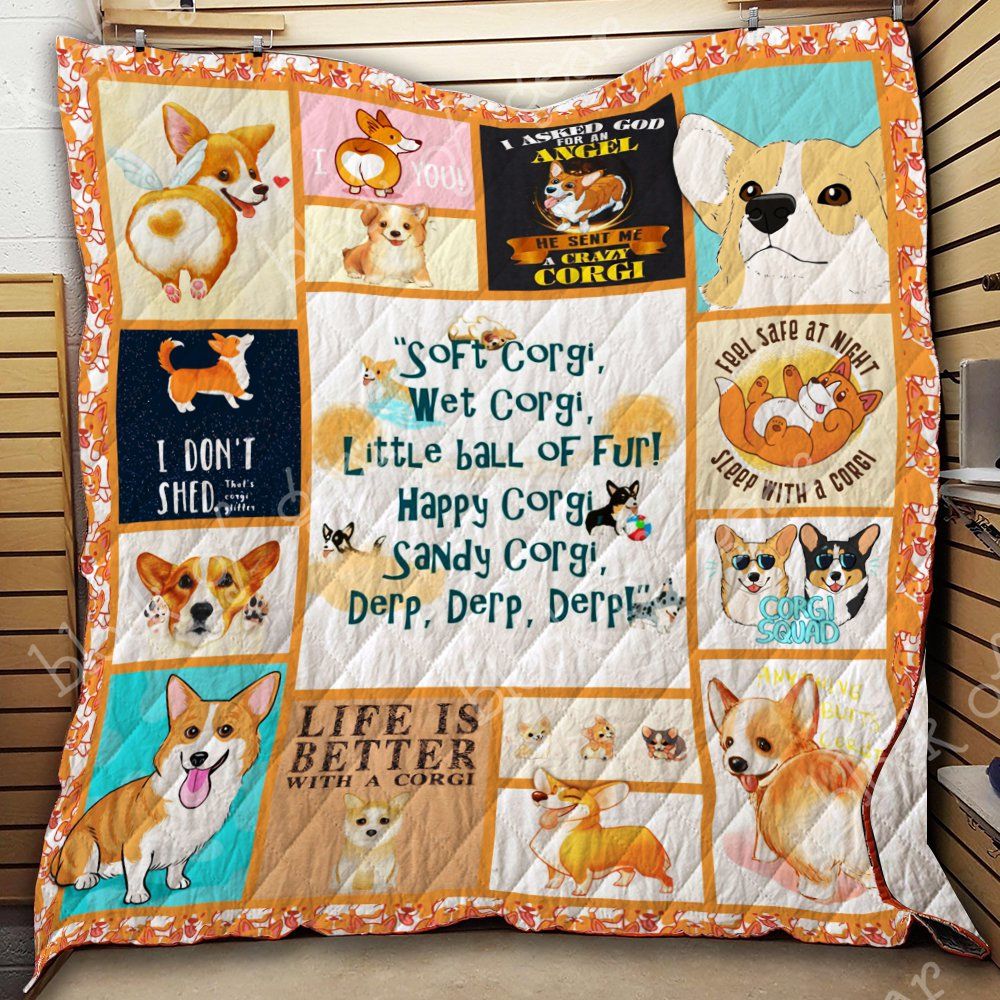 Corgi Quilt Thb792 Dhc11121820Dd