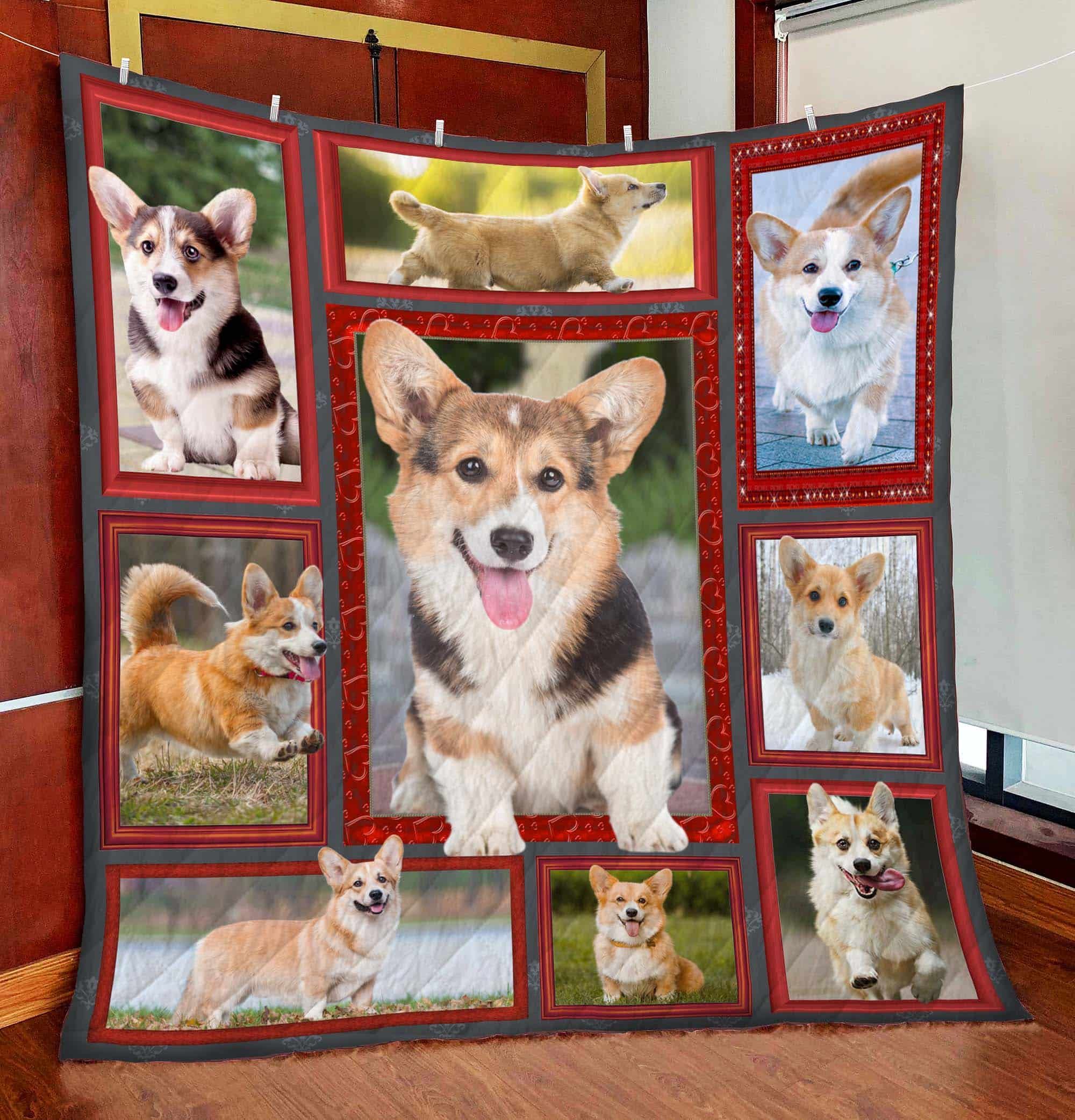 Corgi The Cute Corgi Quilt Blanket DHC020120716TD