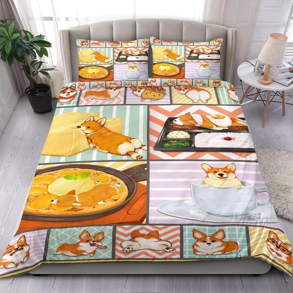 Corgi The Food Bedding Set