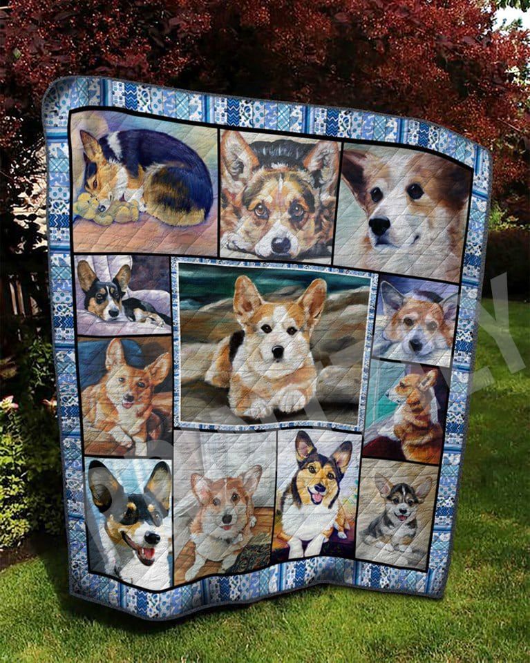 Corgi Way Back Home Quilt Blanket DHC0201201070TD