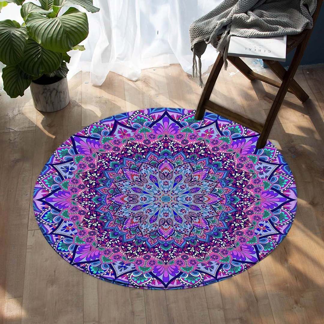 Cosmic Bohemian Round Carpet