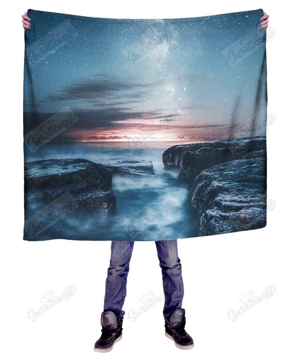 Cosmic Canyons Fleece Blanket