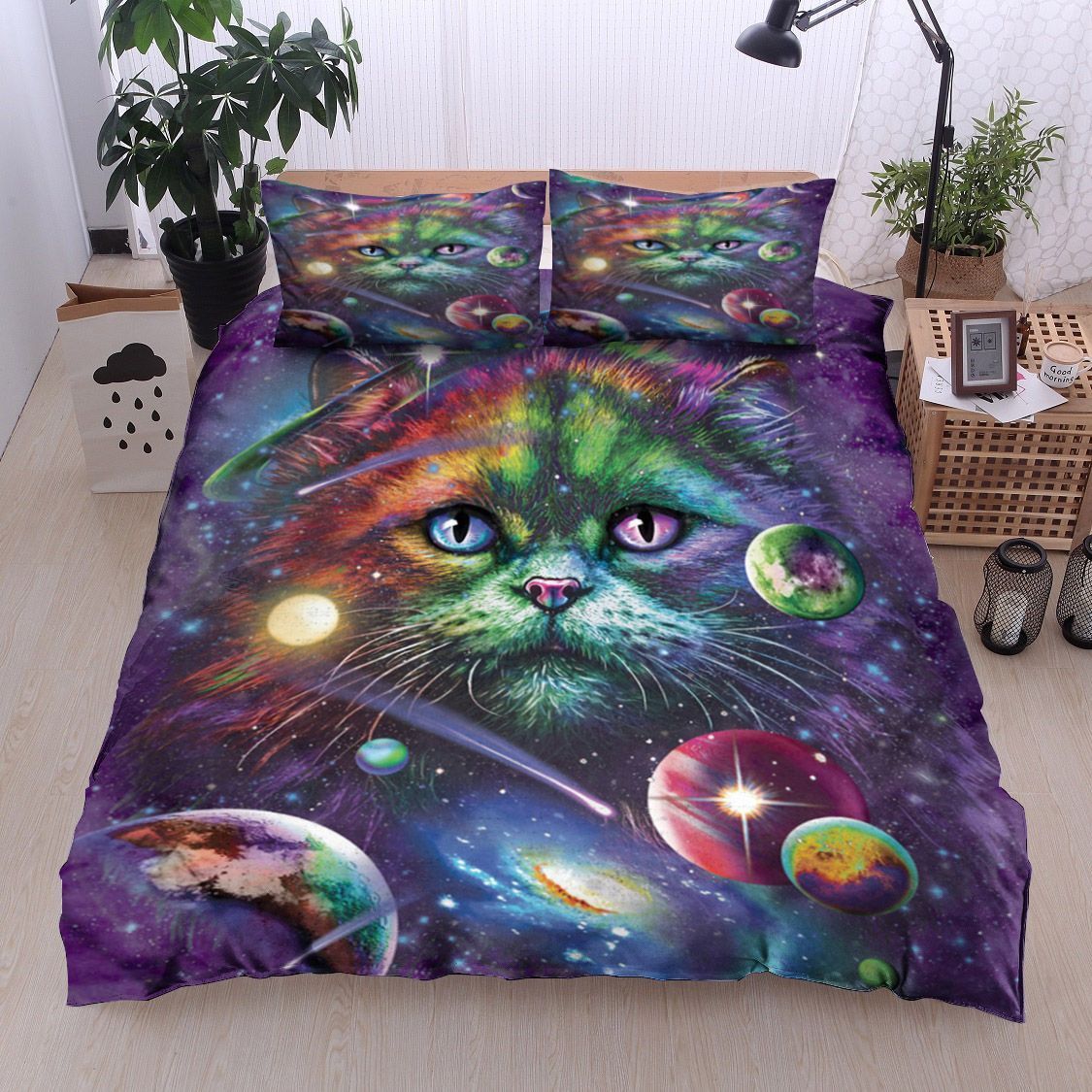 Cosmic Cat Bedding Set