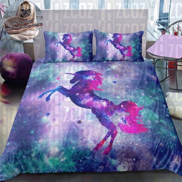 Cosmic Unicorn Bedding Set