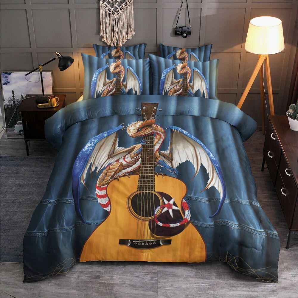 Country Music Dragon Bedding Set