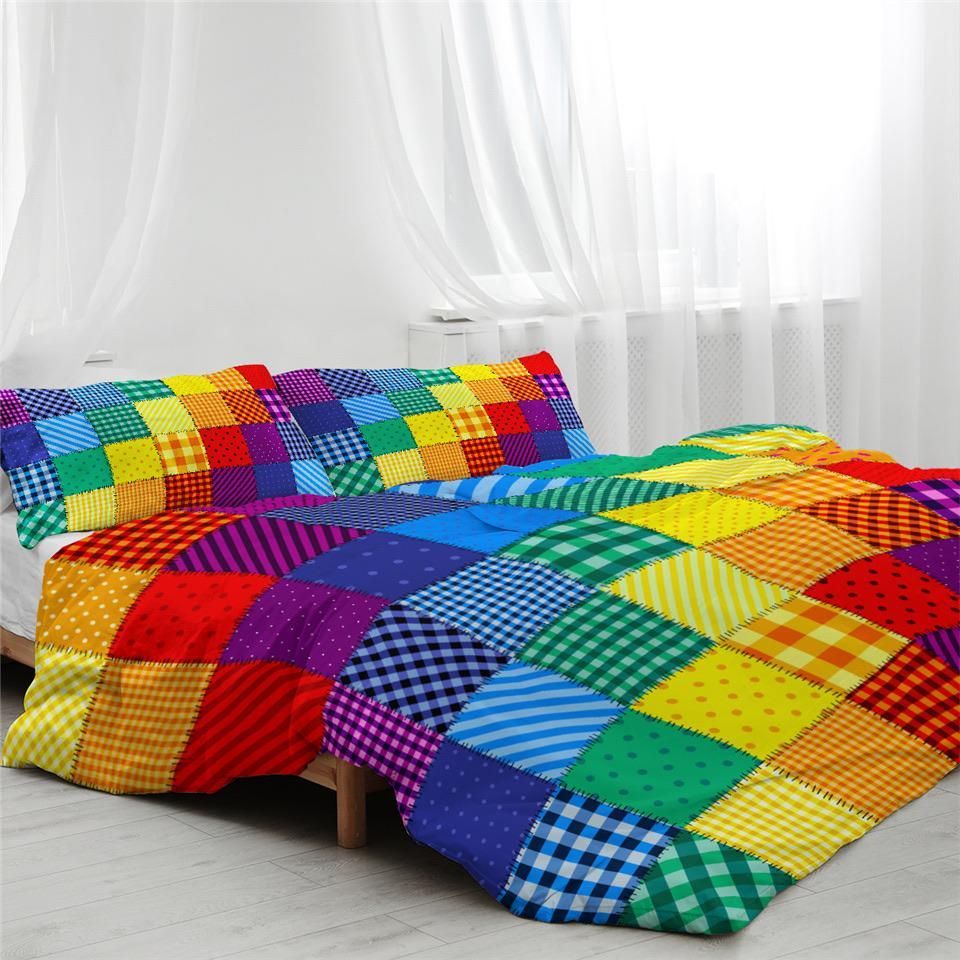 Country Style Patchwork Bedding Set