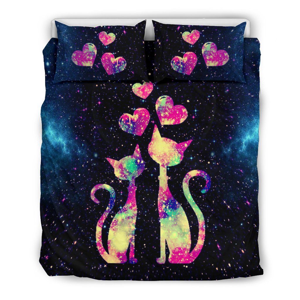 Couple Cat Bedding Set