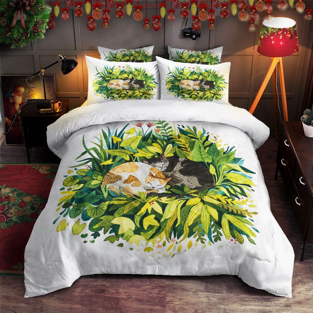Couple Cat Bedding Set