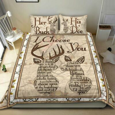 Couple Deer Bedding Set