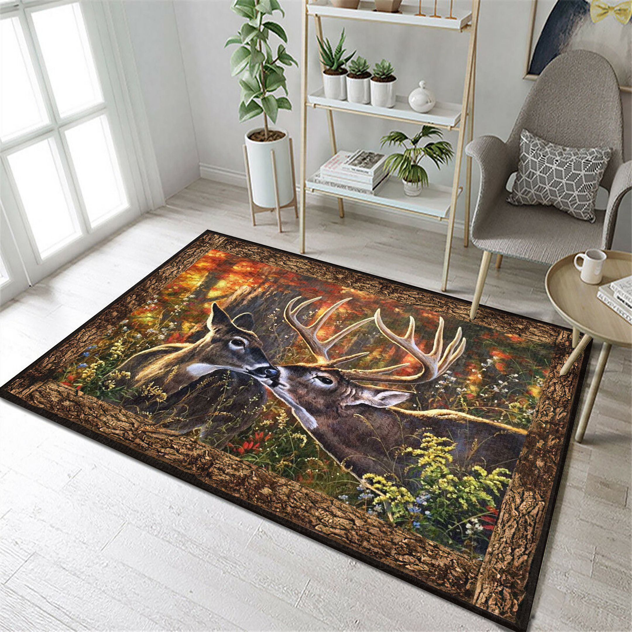 Couple Deer Vintage Bedding Set