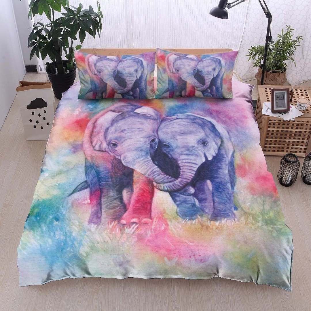 Couple Elephant Bedding Set