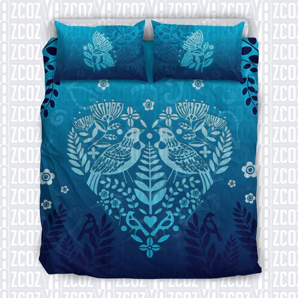 Couple Tui Bird Bedding Set
