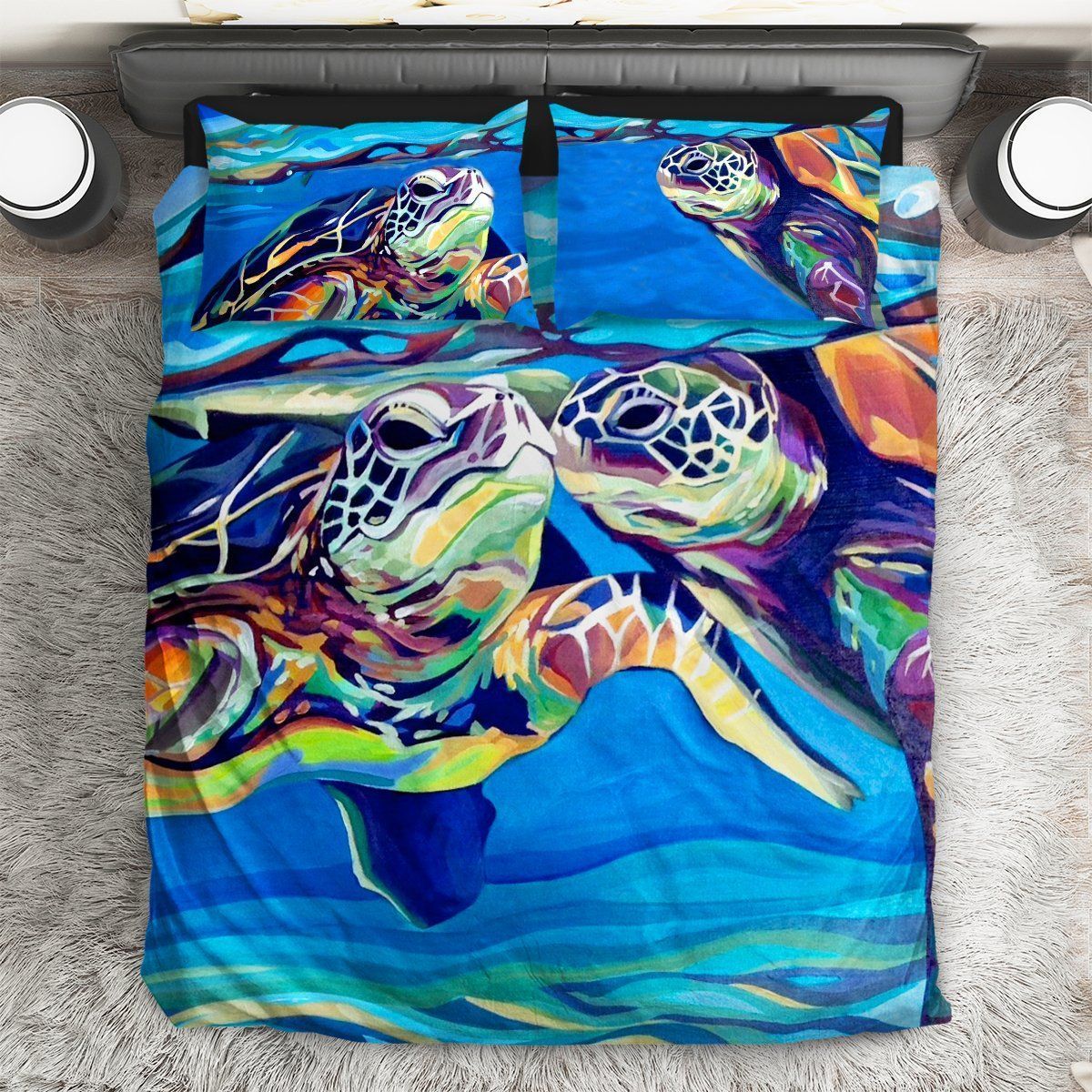 Couple Turtle Bed Bedding Set