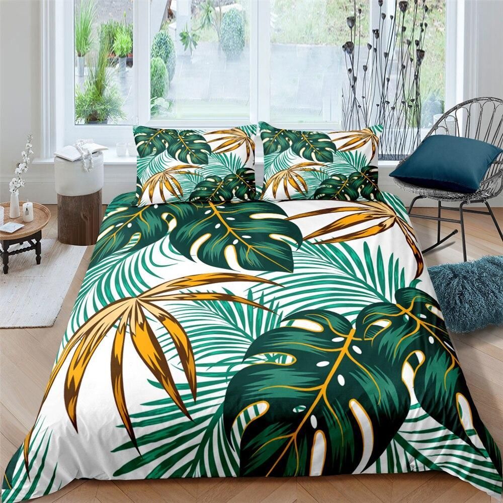 Covering Leaves Tropical Forest Bedding Set