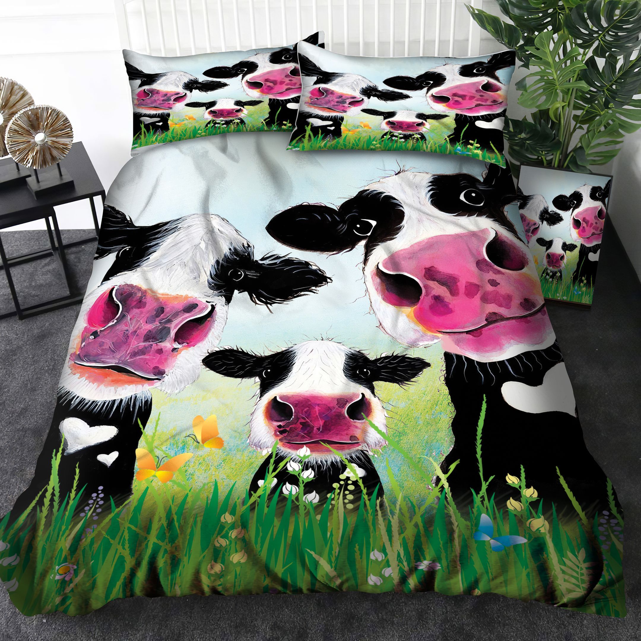 Cow Bedding Set