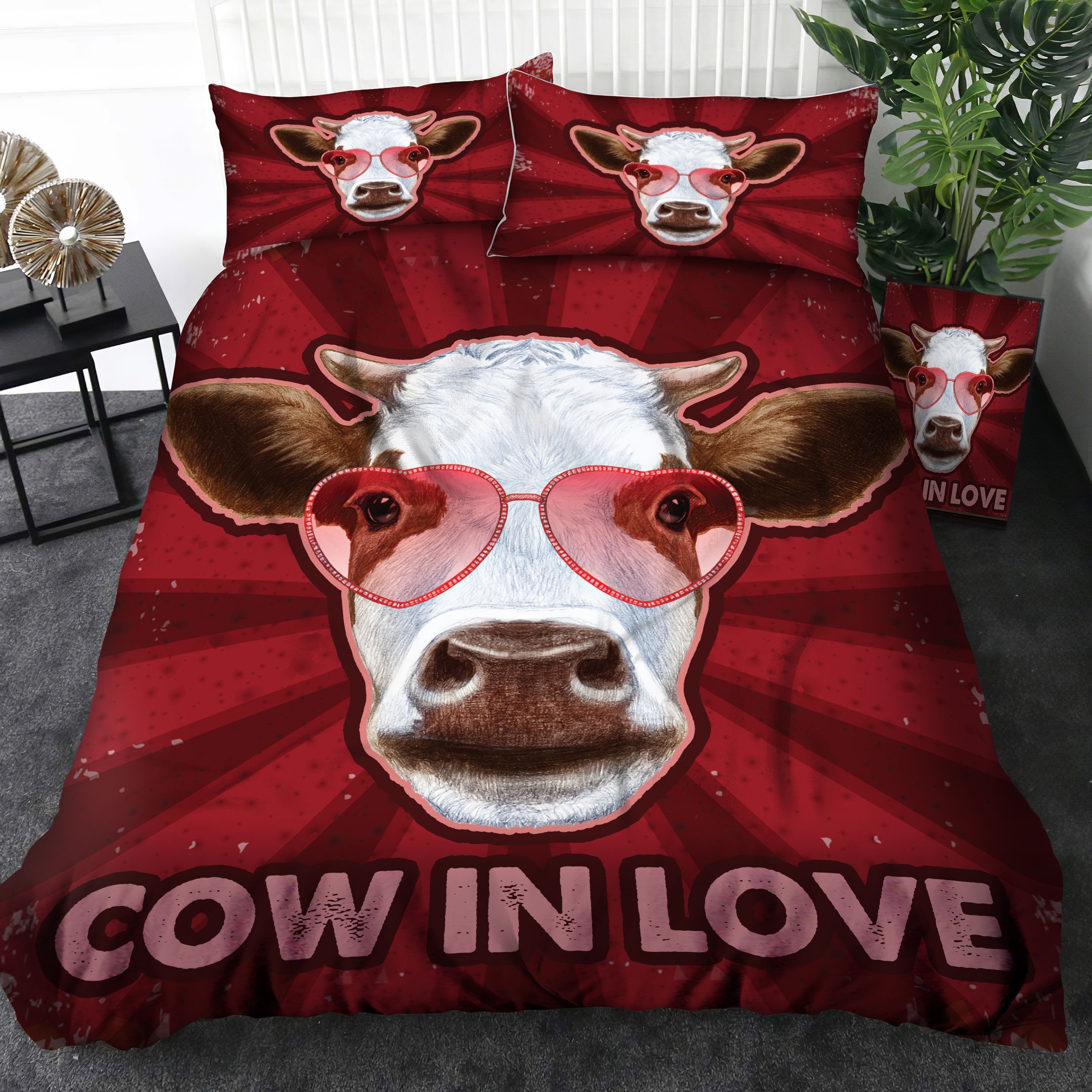 Cow Bedding Set