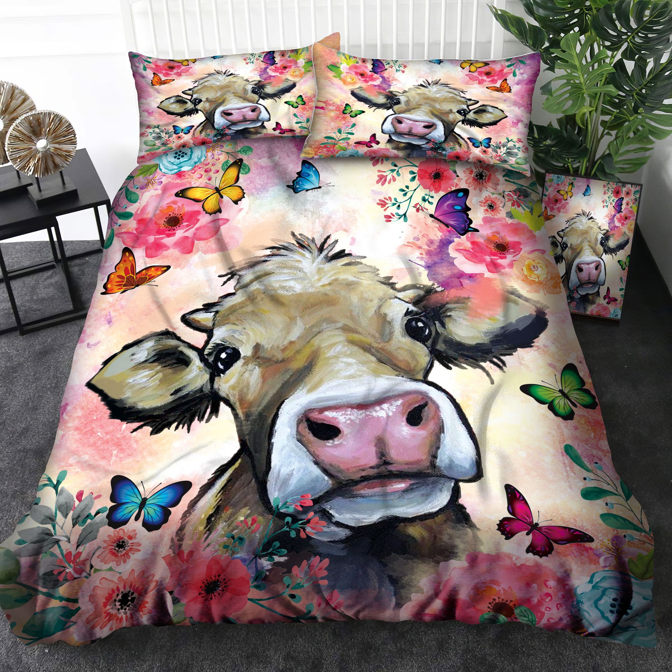 Cow Bedding Set