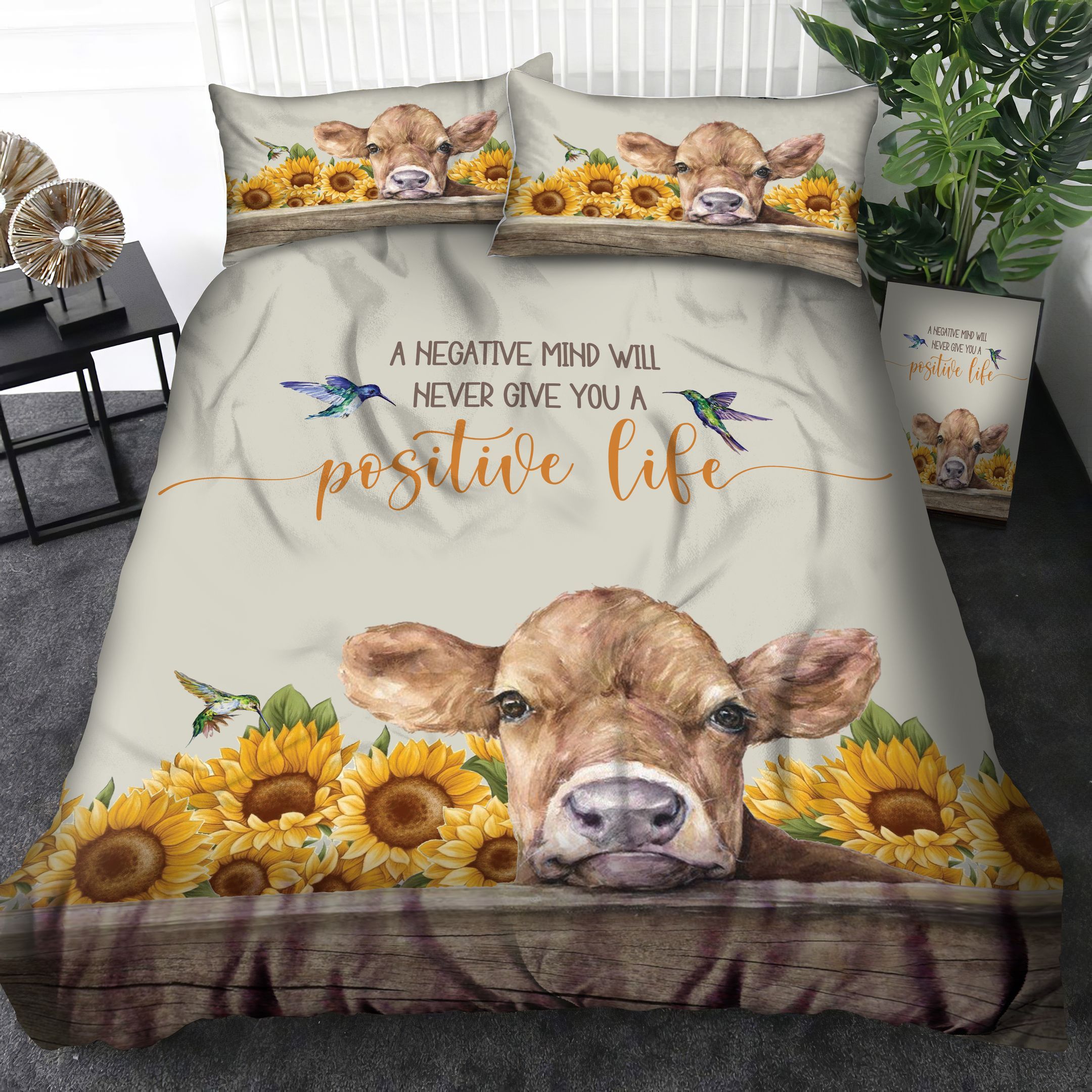 Cow Bedding Set