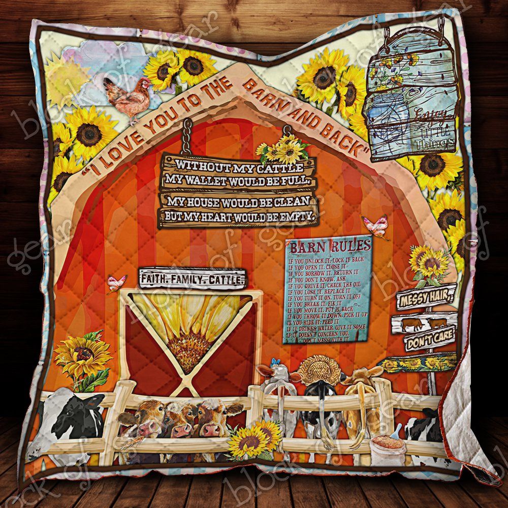 Cow Barn Lady Quilt P136 Dhc11123413Dd