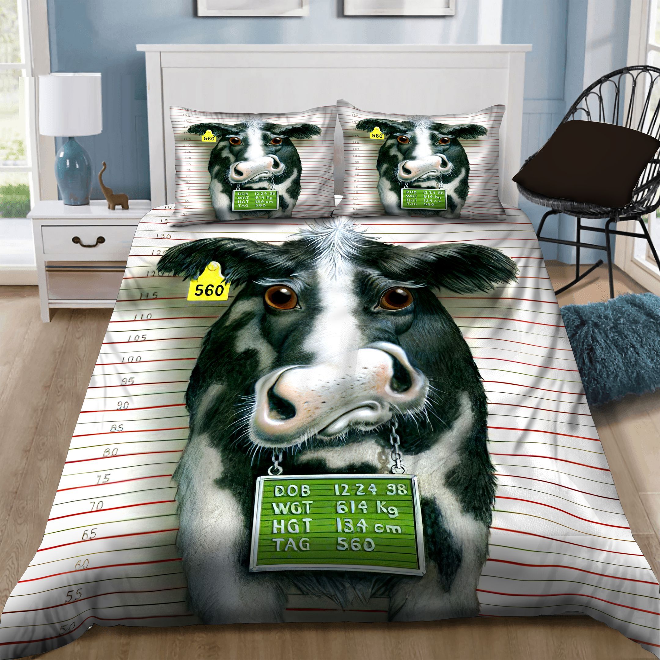 Cow Bedding Set