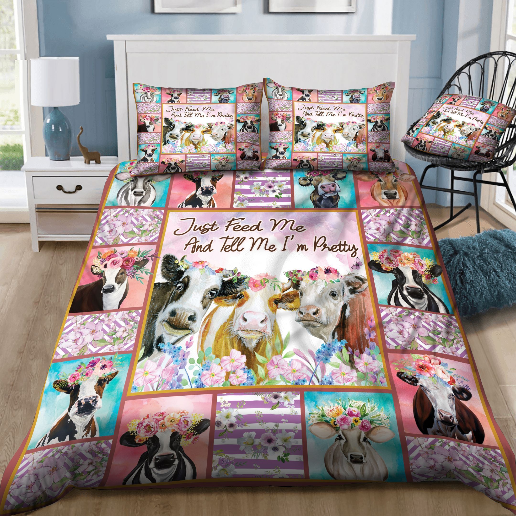 Cow Bedding Set