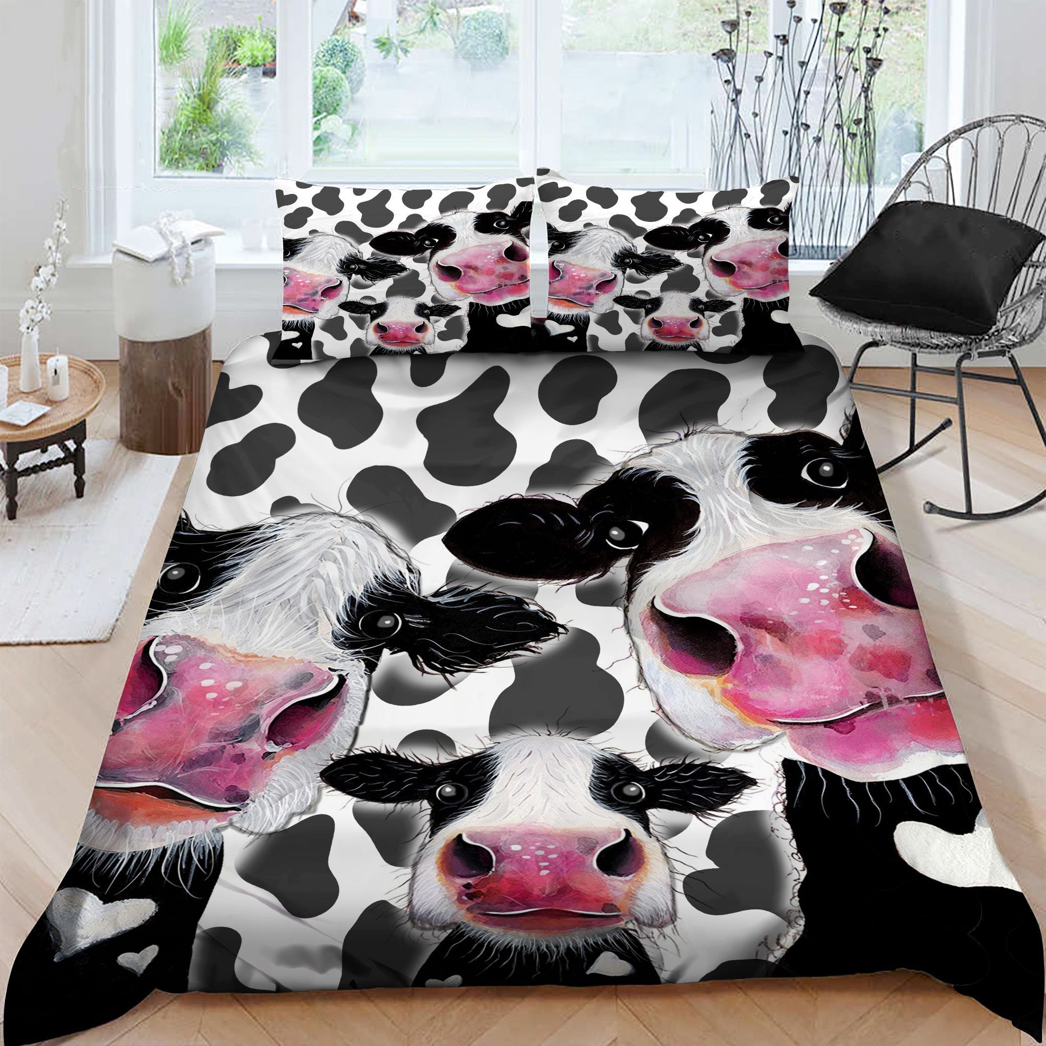 Cow Bedding Set