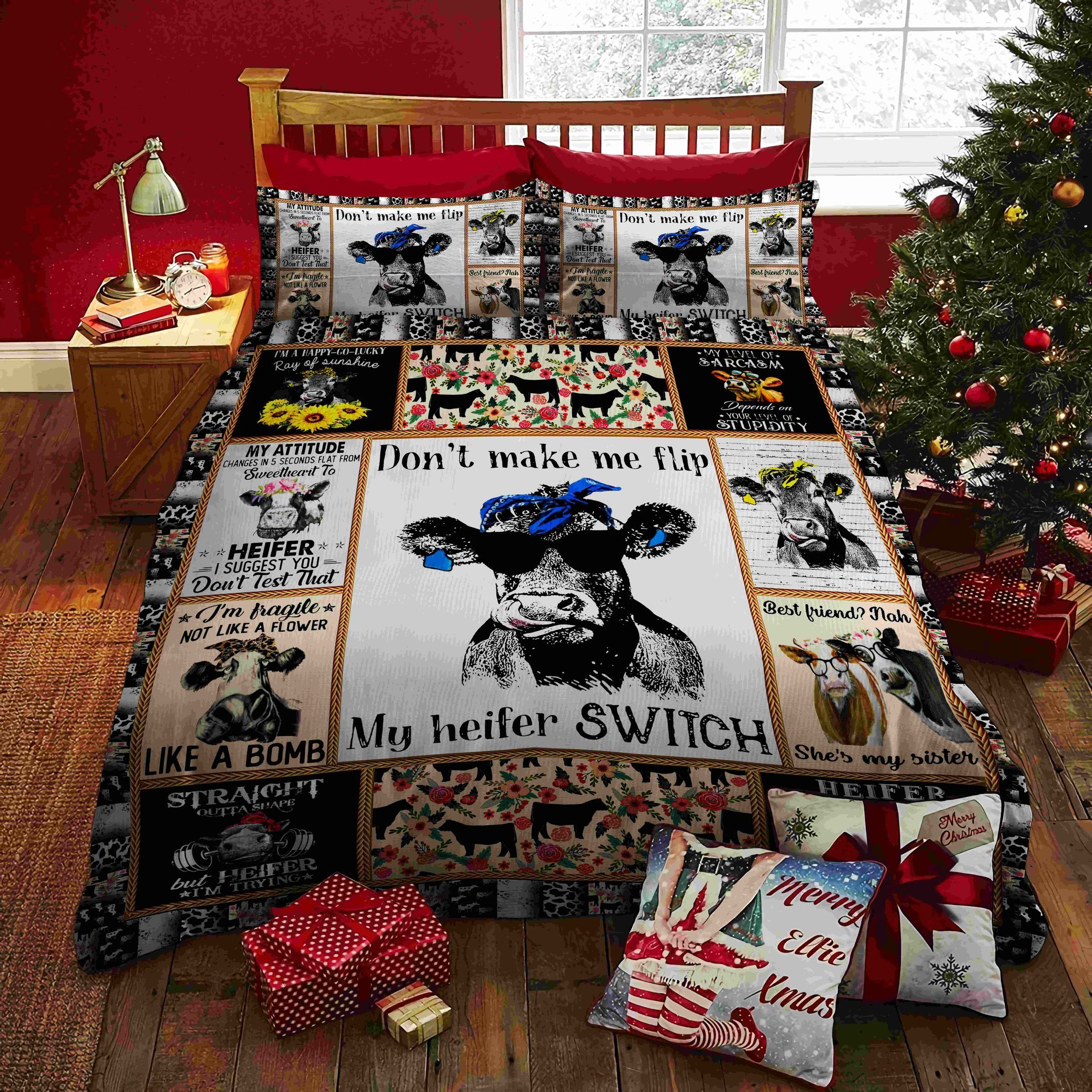 Cow Bedding Set