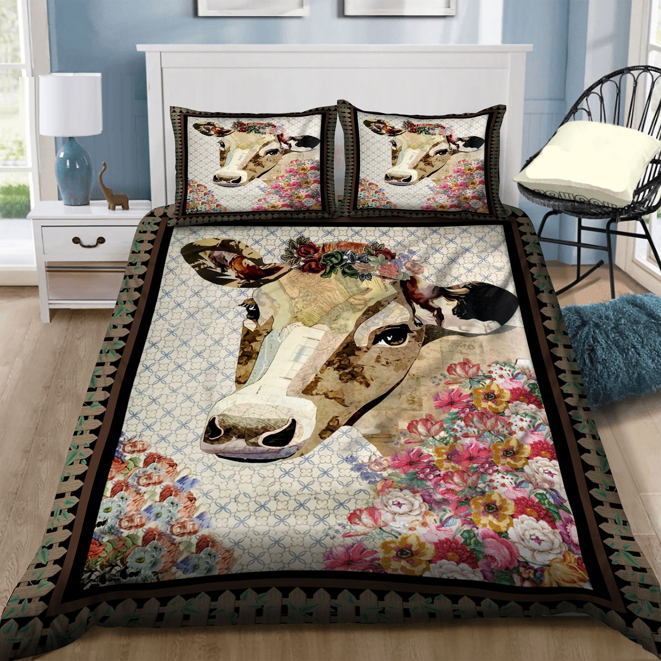 Cow Bedding Set