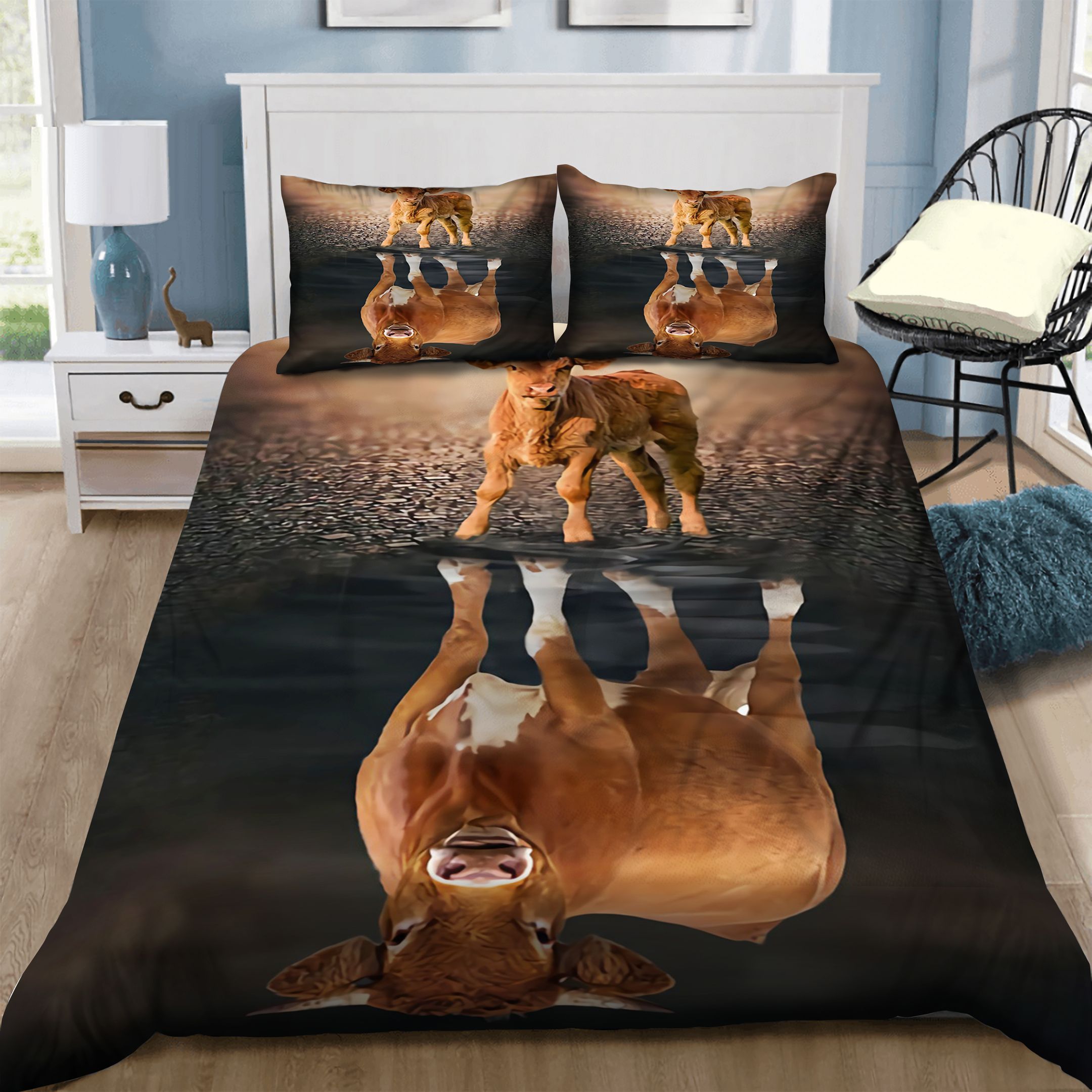 Cow Bedding Set