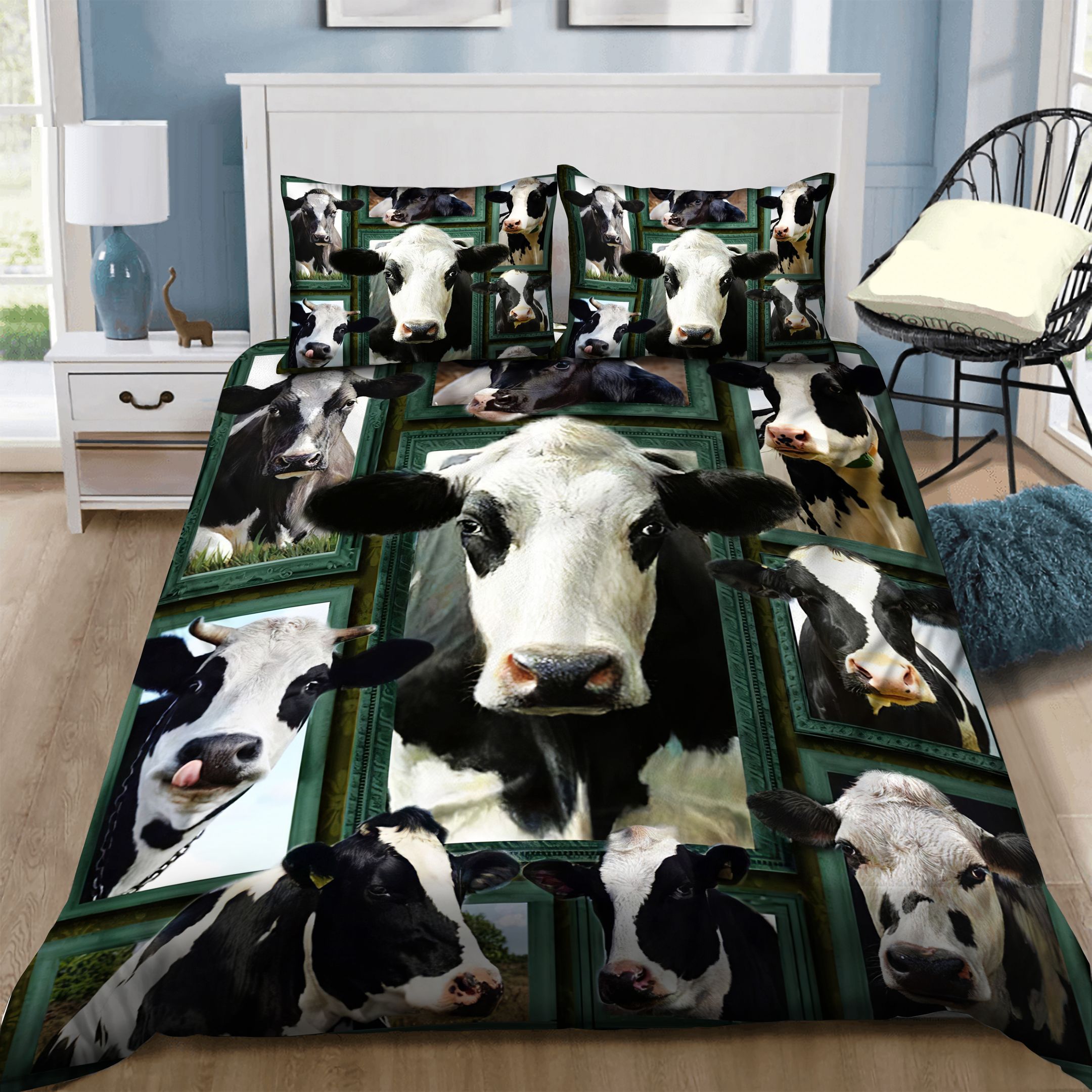Cow Bedding Set