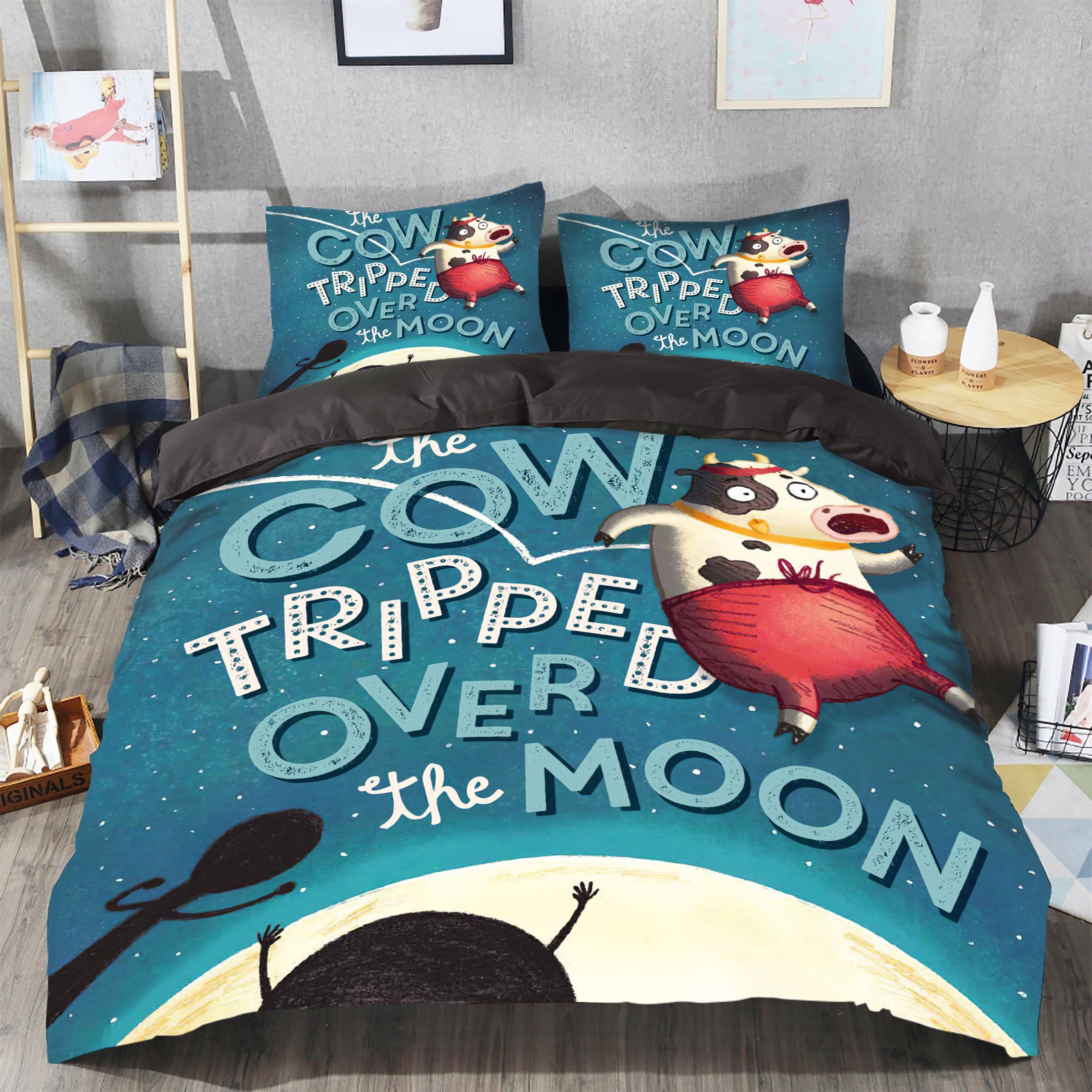 Cow Bedding Set
