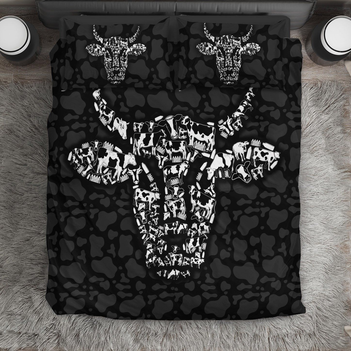 Cow Bedding Set