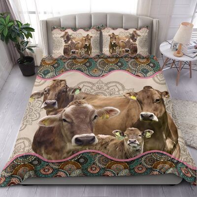 Cow Bedding Set