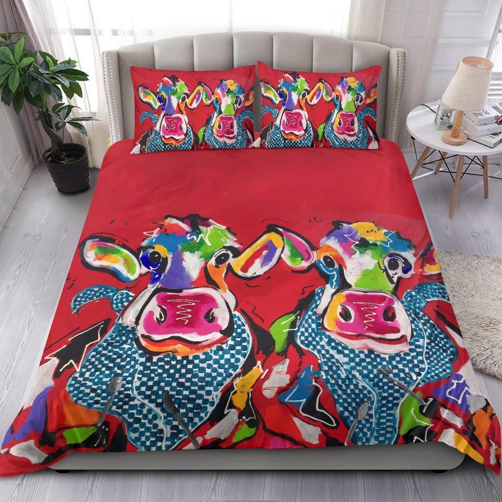 Cow Bedding Set