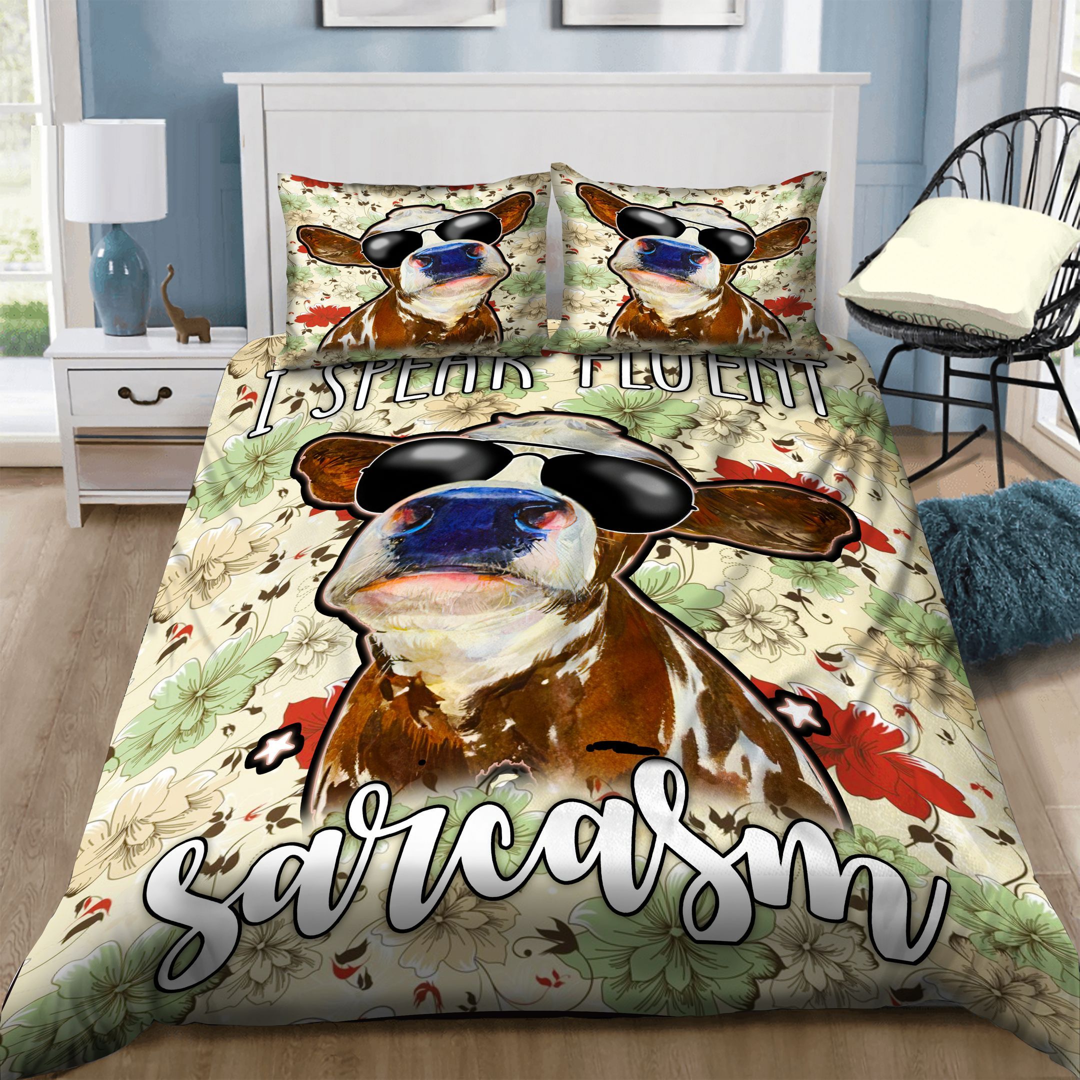 Cow Bedding Set