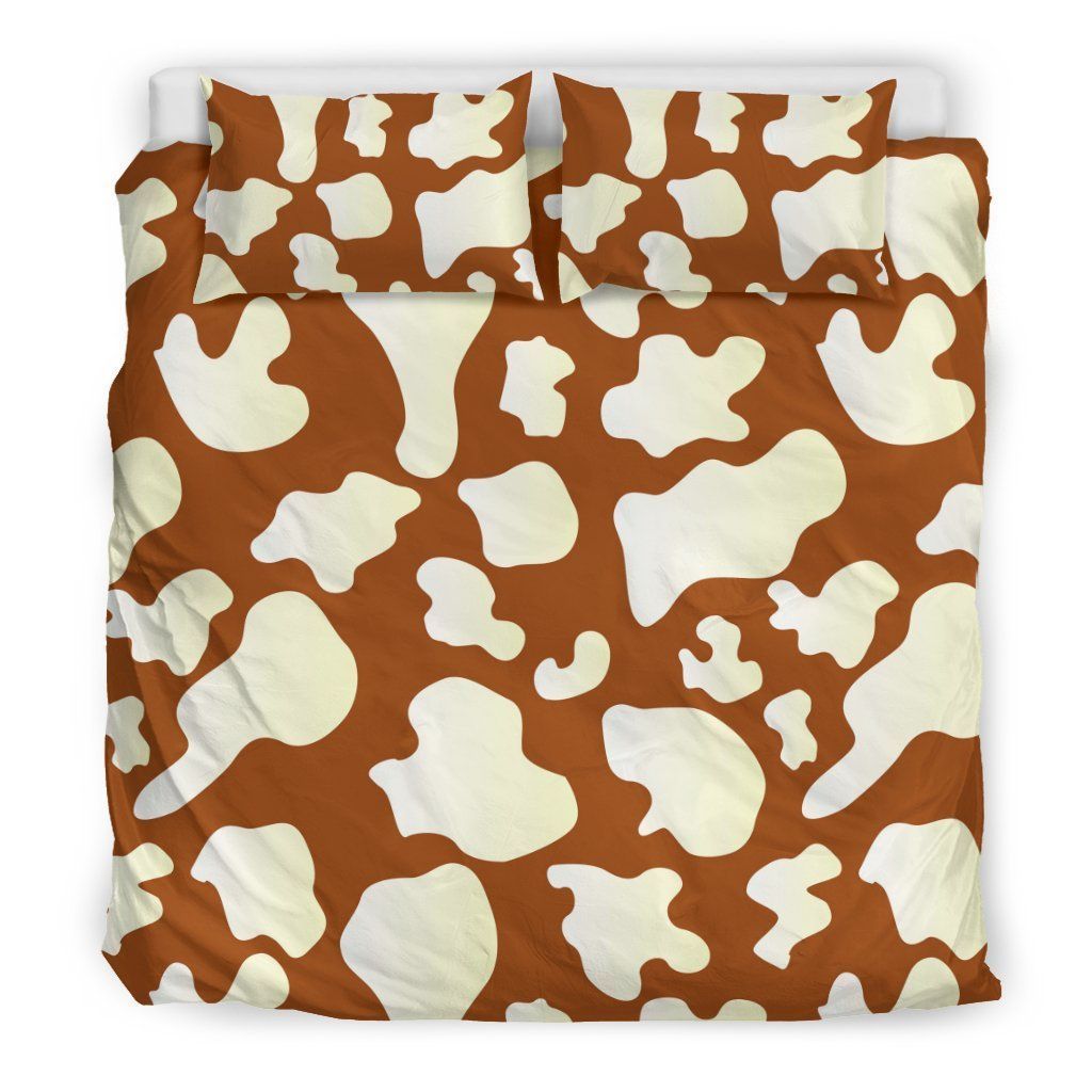 Cow Brown Bedding Set