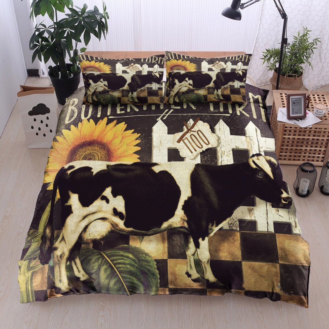 Cow Bedding Set