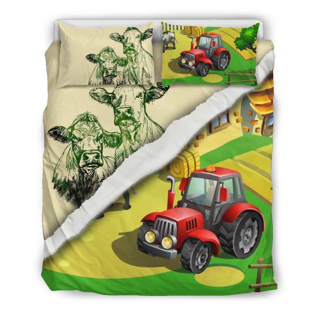 Cow Car Bedding Set