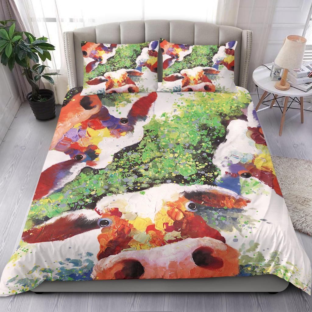 Cow Bedding Set