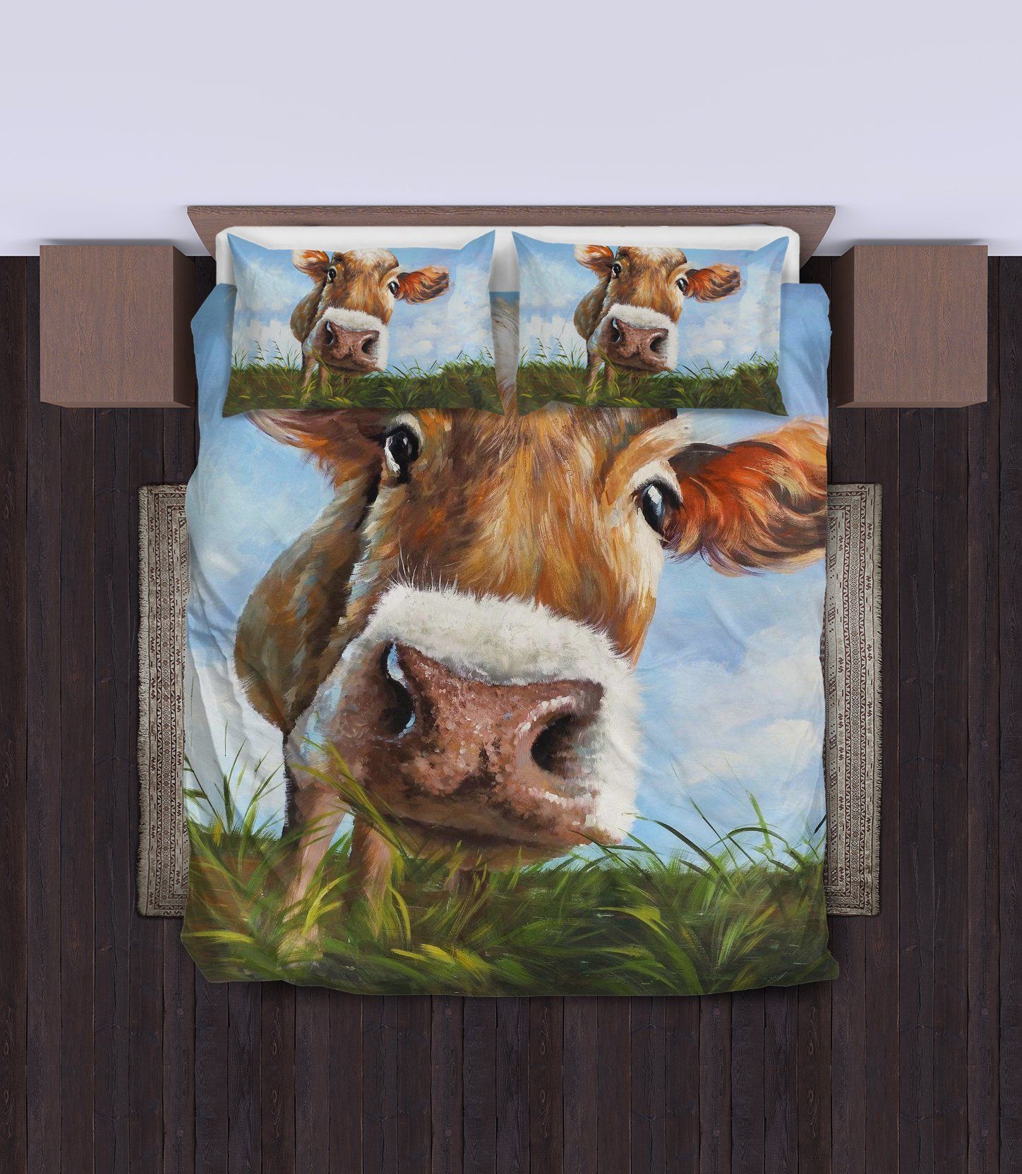 Cow Bedding Set