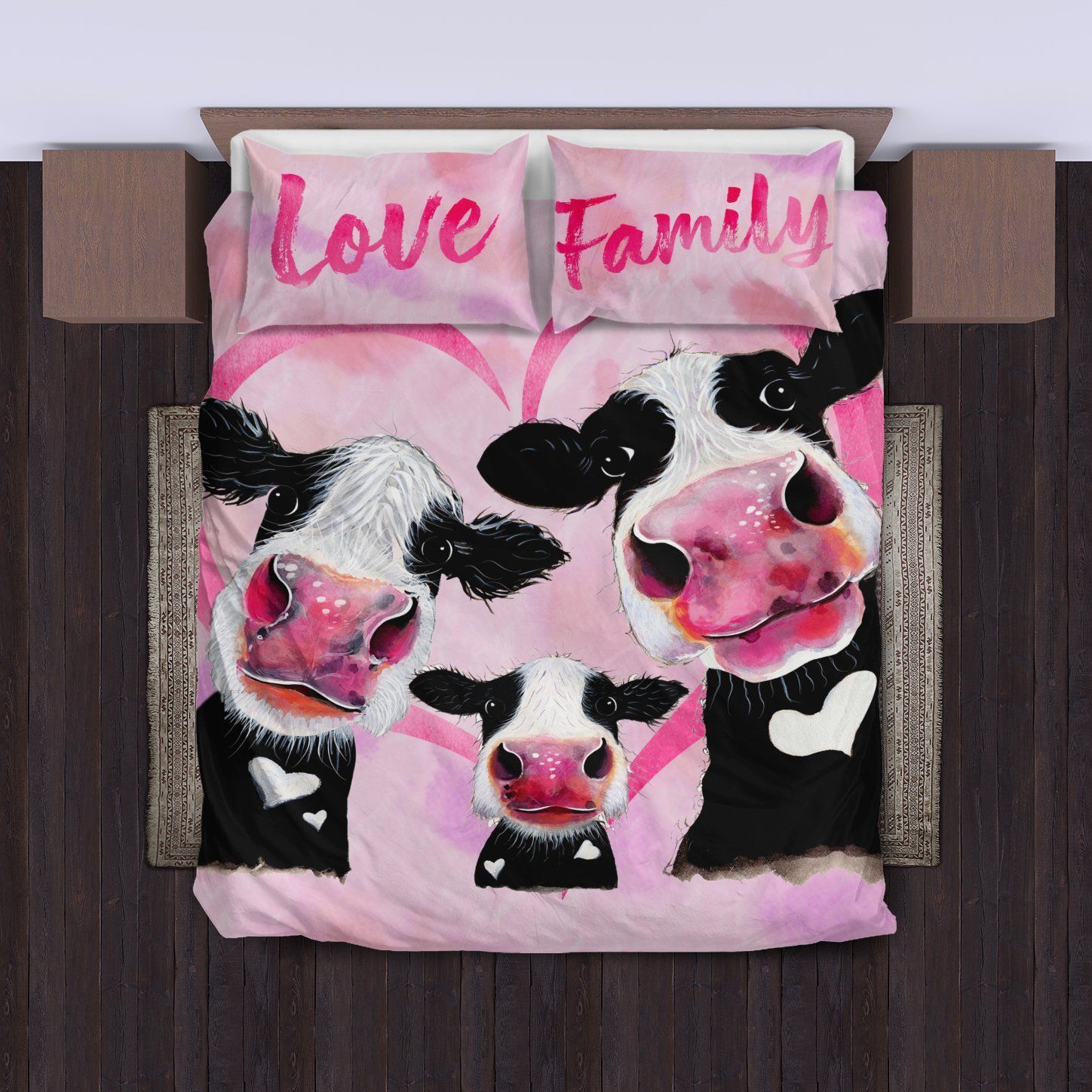 Cow Bedding Set