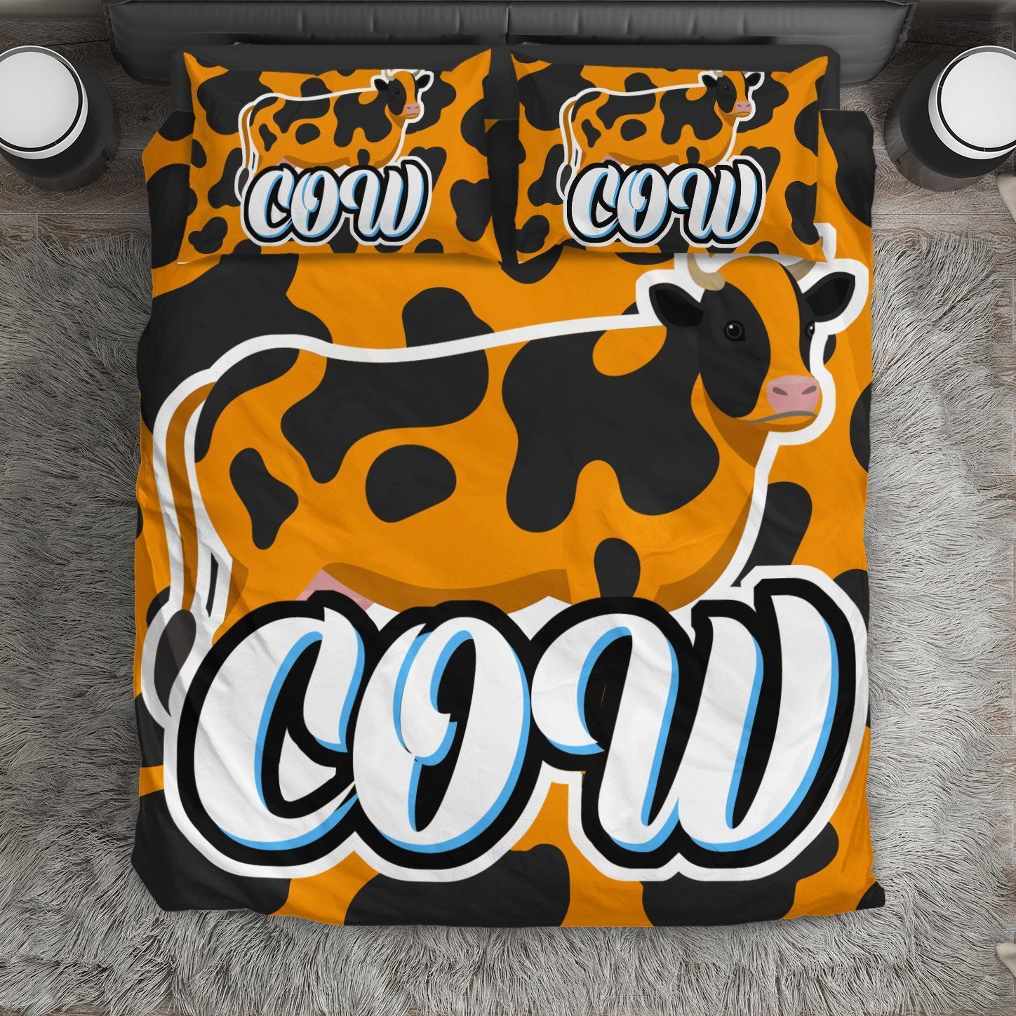 Cow Bedding Set