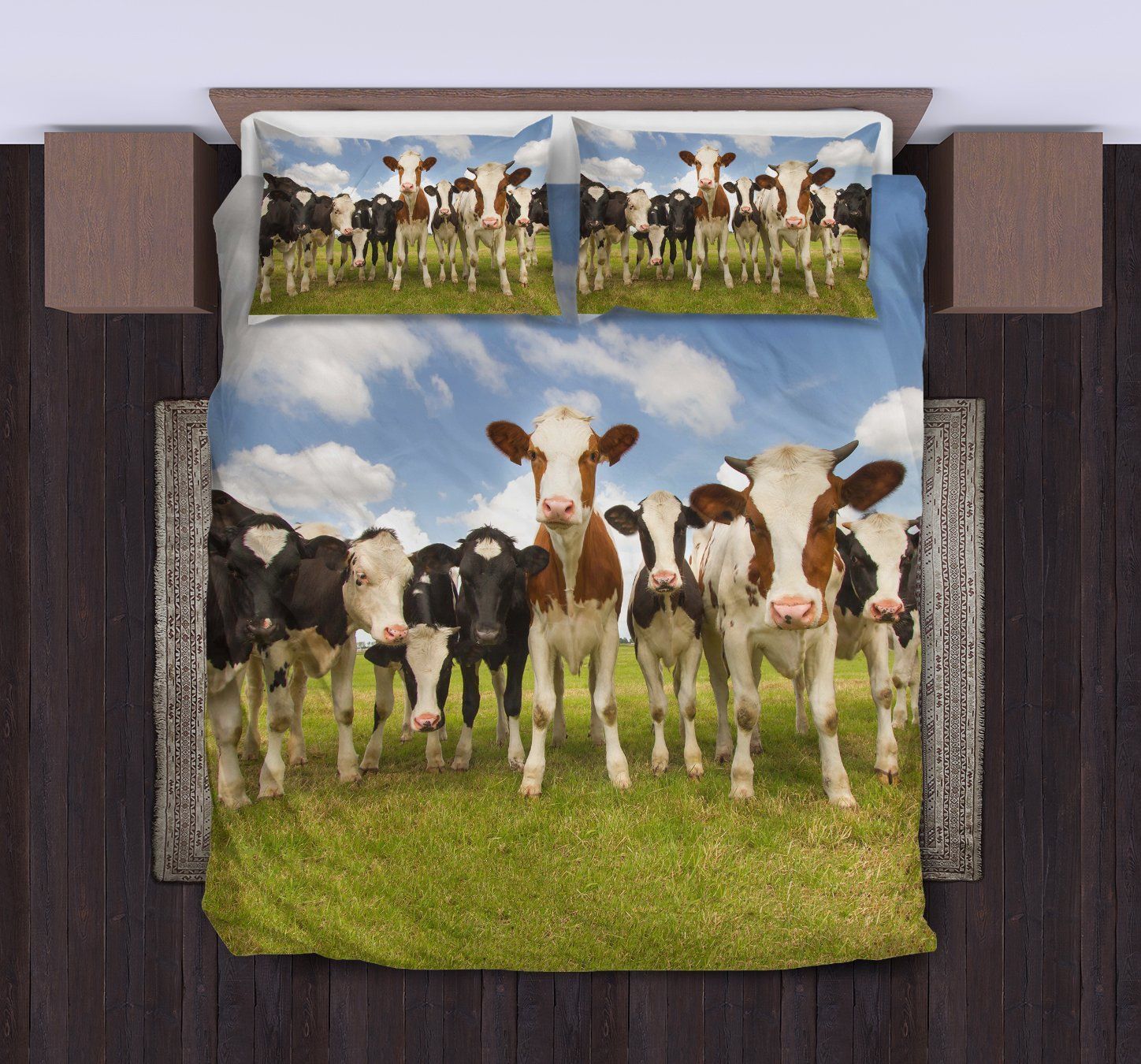Cow Bedding Set